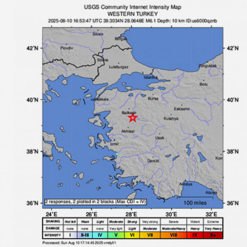 Terremoto de magnitud 6,1 sacude el noroeste de Turquía: heridos y edificios derrumbados