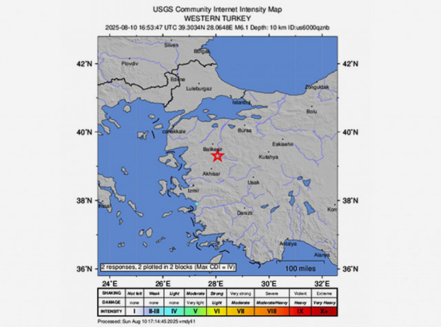 Terremoto de magnitud 6,1 sacude el noroeste de Turquía: heridos y edificios derrumbados