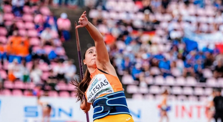 Lara Iglesias, novena en jabalina en el Europeo Sub 20 celebrado en Finlandia