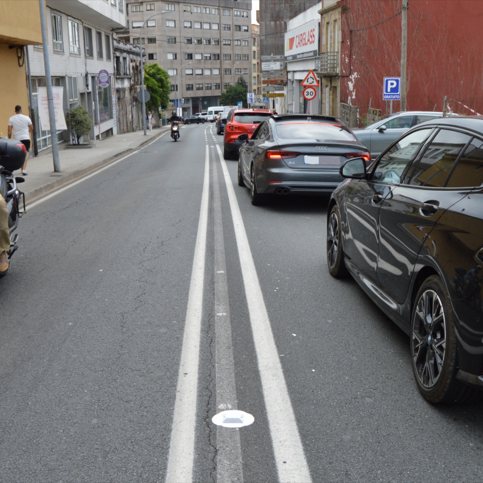 La Avenida de Ferrol y la Rúa Lepanto se suman a las medidas de seguridad viaria en el casco urbano de Ribeira