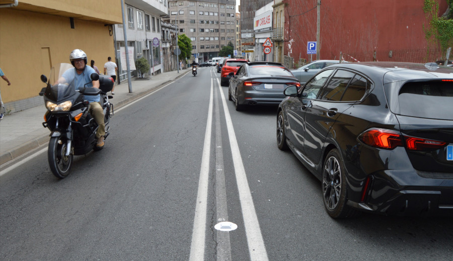 La Avenida de Ferrol y la Rúa Lepanto se suman a las medidas de seguridad viaria en el casco urbano de Ribeira
