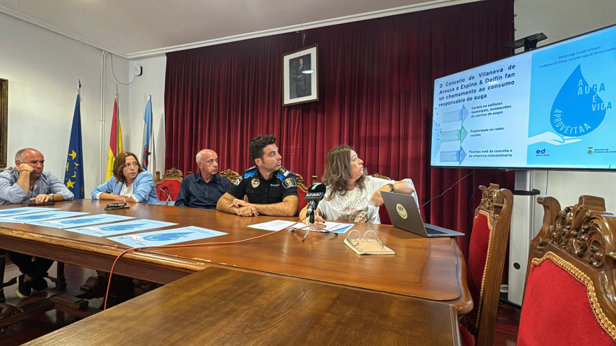 Vilanova planta cara al abandono de enseres y pide un consumo responsable de agua para evitar cortes