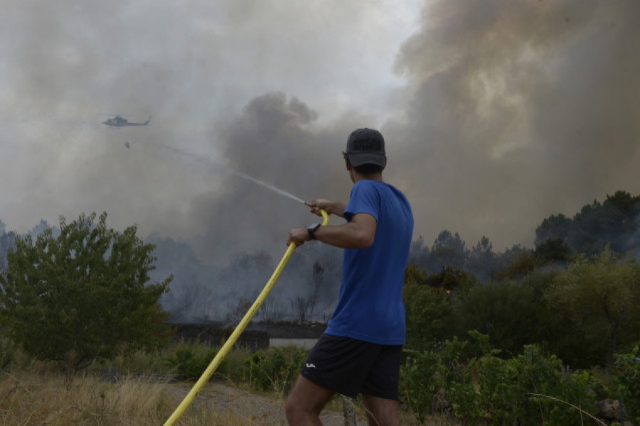 Nuevo corte en la circulación ferroviaria Madrid-Galicia por los incendios en Ourense