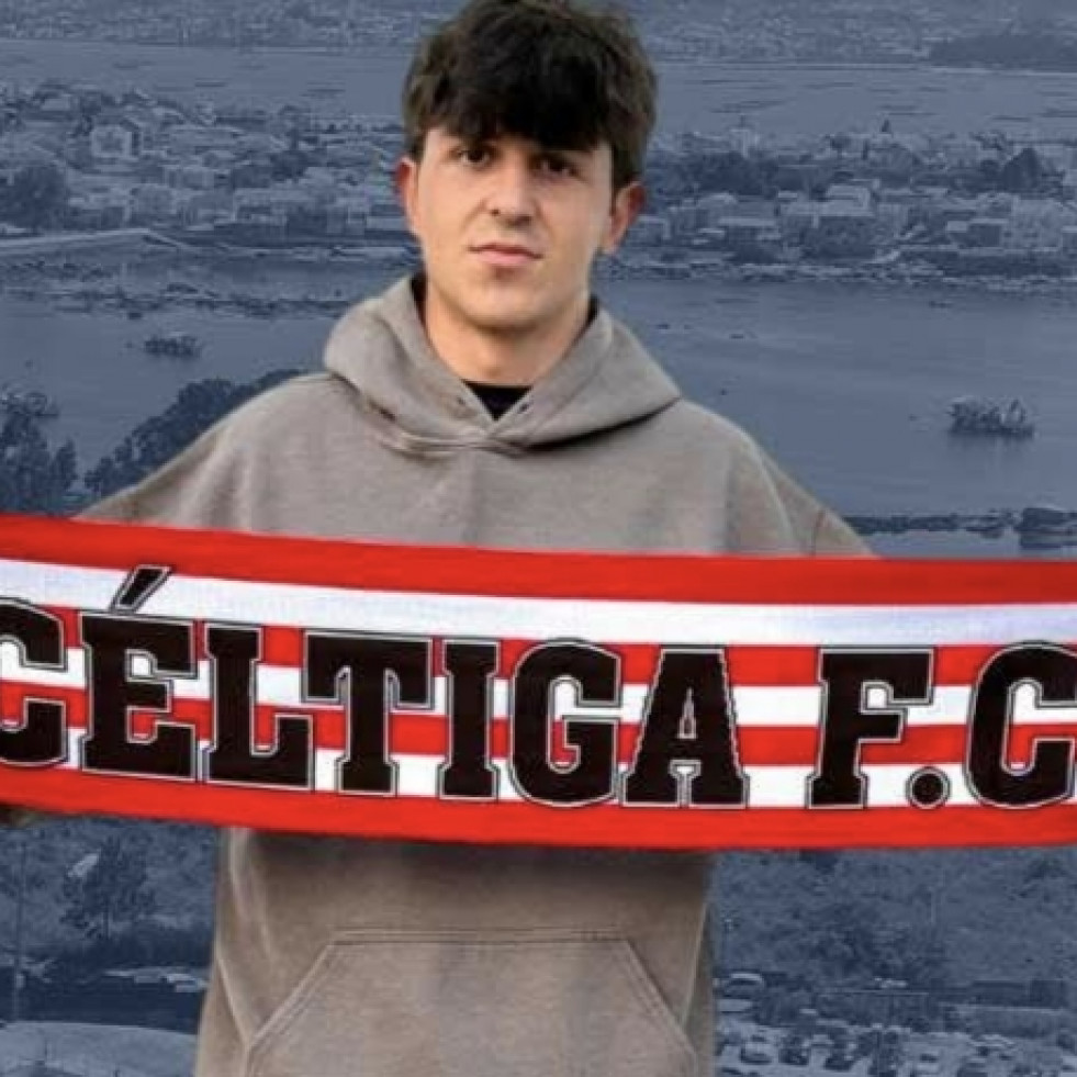 El Céltiga ficha al joven extremo Anxo Llanos, que hizo 9 goles en Preferente