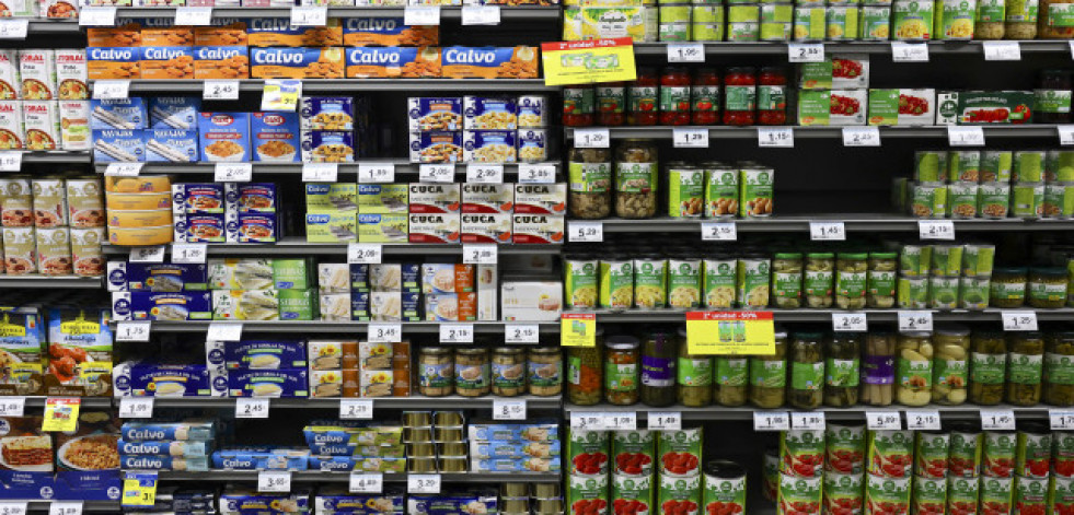 La inflación sube un 2,3% en Galicia en julio y los alimentos se encarecen el 2,1%
