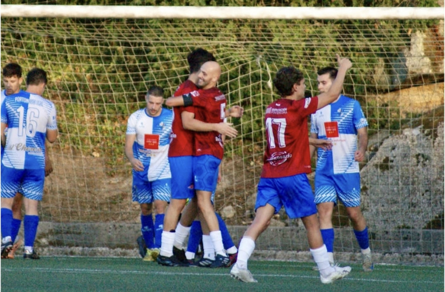 El San Martín derrota al Portonovo en Vilaxoán (2-1)