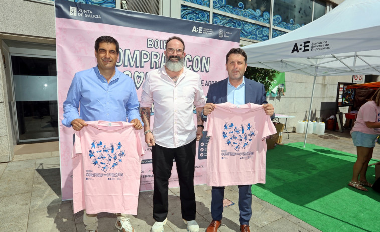 Medio millar de tapas de mejillón y cientos de rifas repartidas para promocionar al comercio boirense
