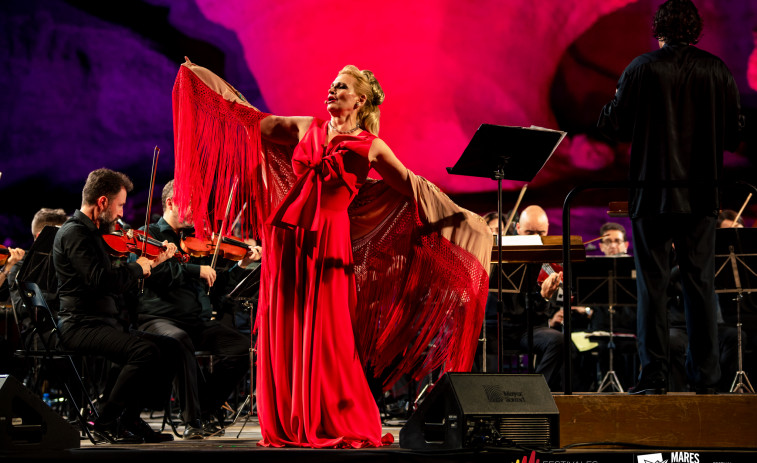 Ainhoa Arteta inicia los conciertos de A Xunqueira en Vilagarcía