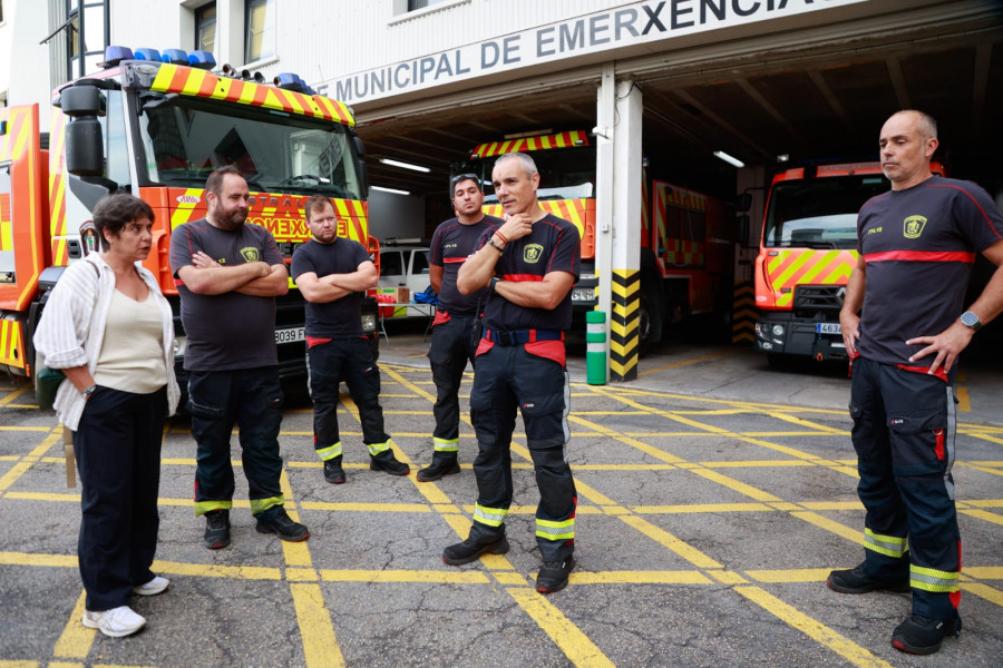 Vilagarcía recluta una expedición de Emerxencias para luchar contra los incendios en Ribadavia