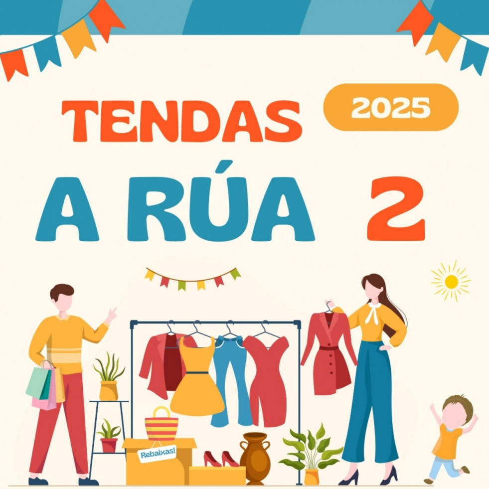 Ribeira acogerá este sábado la segunda edición de ‘Tendas á Rúa’ con un total de dieciséis comercios