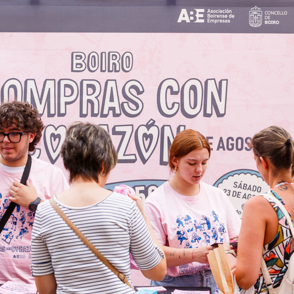“Boiro, Compras con Corazón” echa hoy el cierre con un sorteo de 5.000 euros