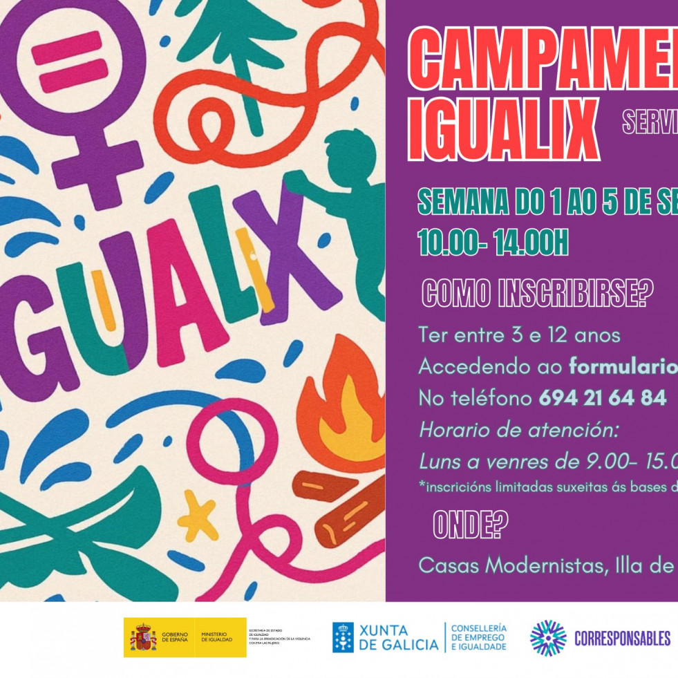 A Illa organiza la segunda edición del campamento infantil ‘Igualix’ en septiembre