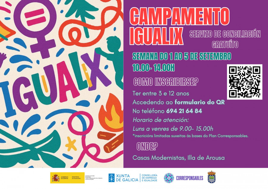 A Illa organiza la segunda edición del campamento infantil ‘Igualix’ en septiembre