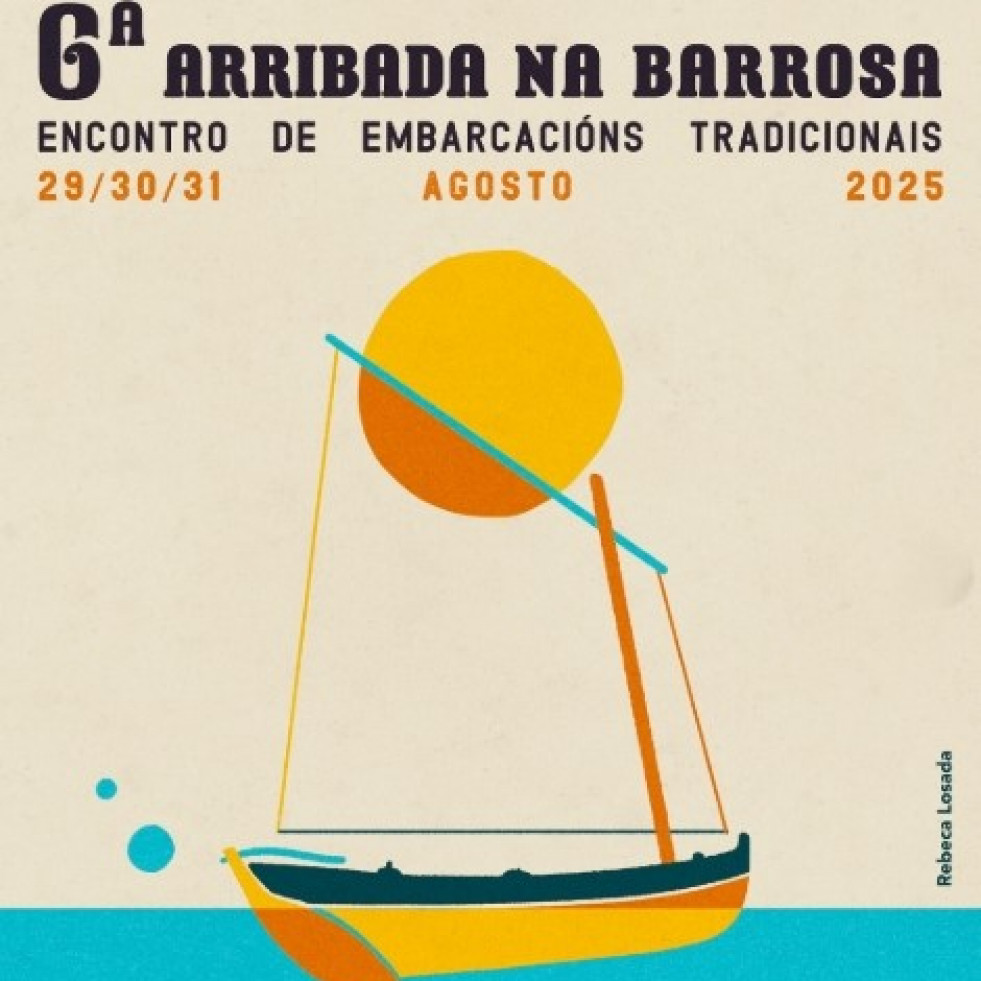 La playa de A Barrosa acoge el sexto encuentro de embarcaciones tradicionales