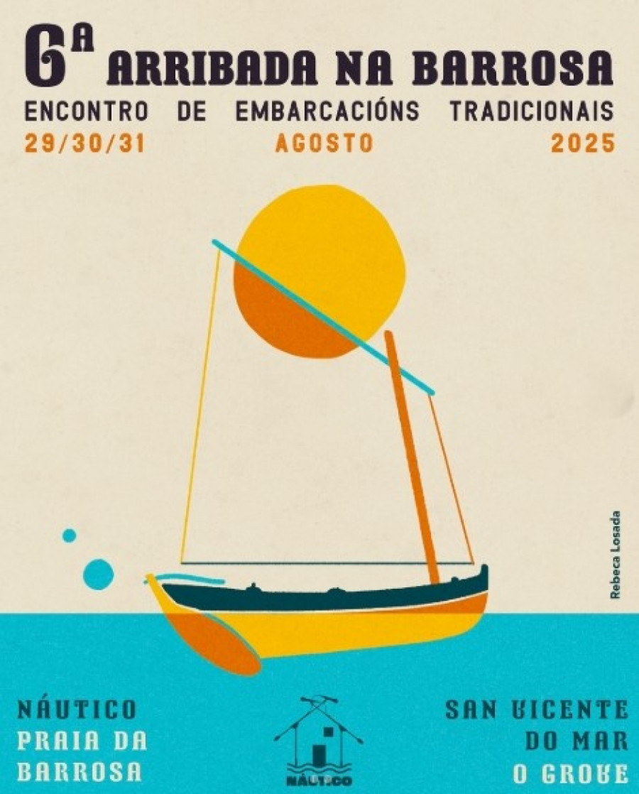 La playa de A Barrosa acoge el sexto encuentro de embarcaciones tradicionales