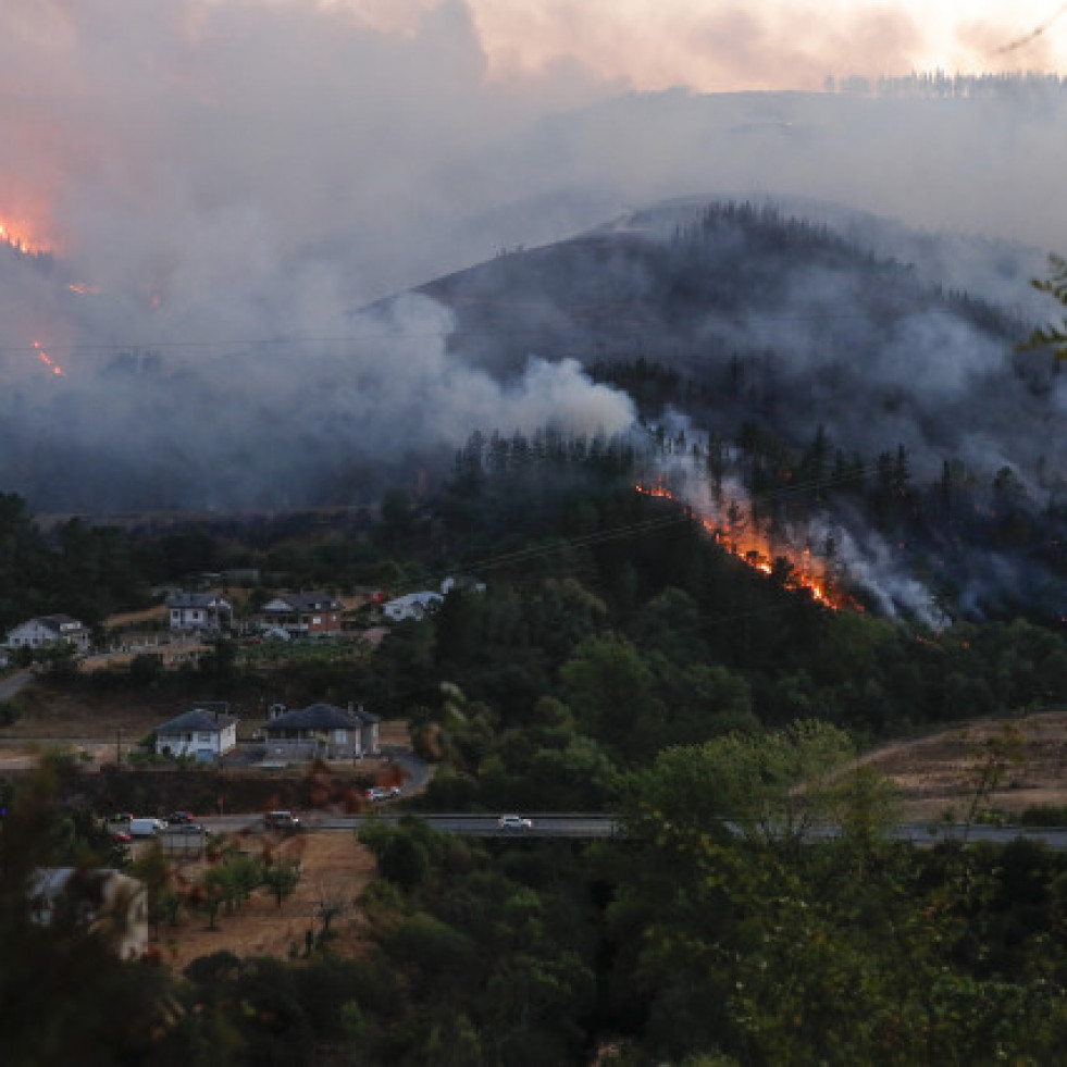 Galicia suma más de 95.000 hectáreas quemadas este mes agosto, según cifras de la Xunta