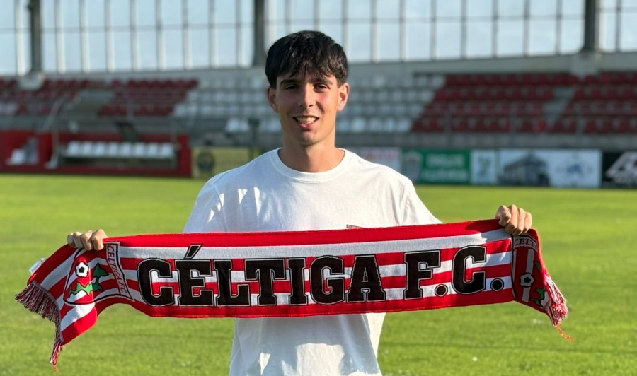 El Céltiga anuncia el fichaje del centrocampista Hugo Vázquez