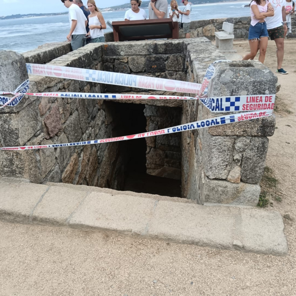 Izan la bandera roja en las playas de A Lanzada, Espiñeiro, Foxos y Montalvo debido al fuerte oleaje del mar