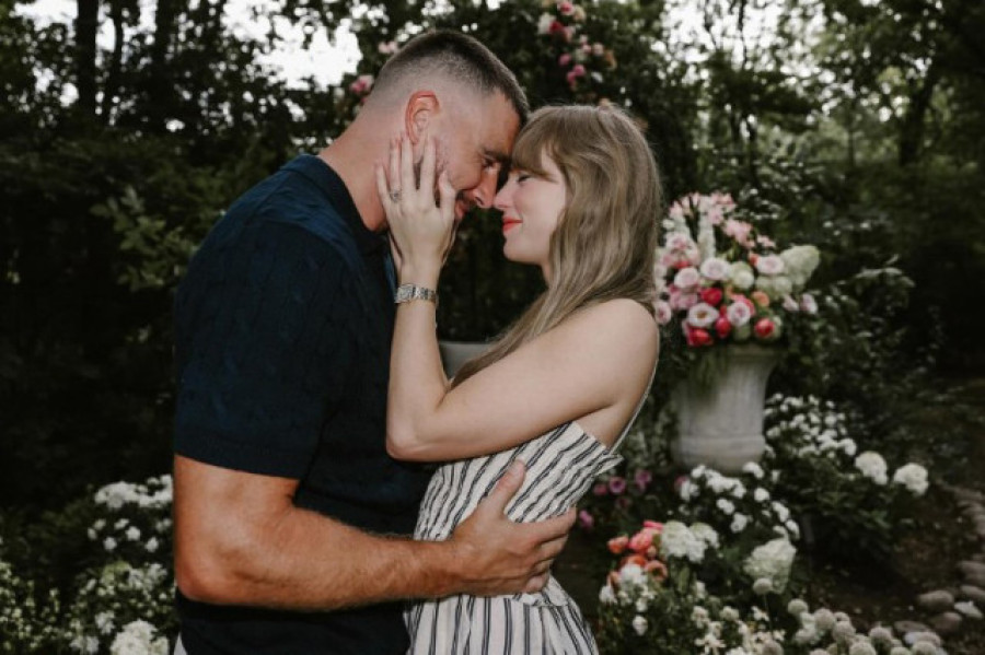 Taylor Swift y Travis Kelce anuncian que van a casarse