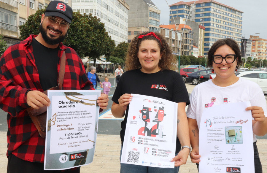 El cuarto festival alternativo Etal Equal se celebrará el 6 y 7 de septiembre en Ribeira con música, talleres y mercadillo