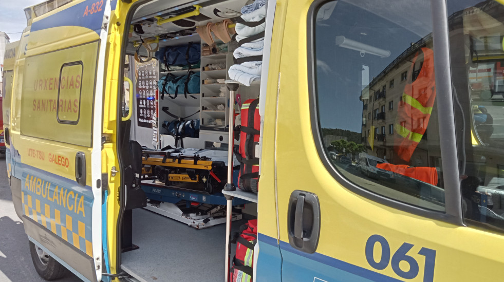 Herido un conductor de un coche tras el atropello a un perro que se le cruzó en la Autovía do Barbanza, a la altura de A Pobra
