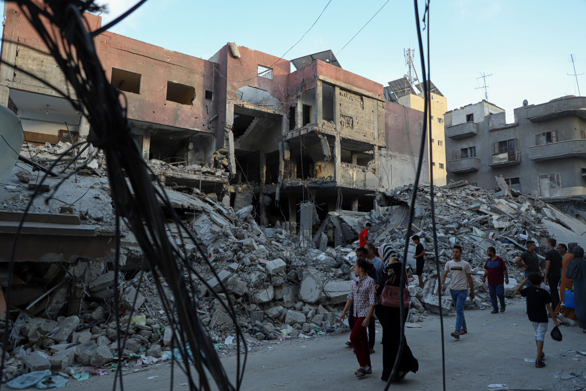 Edificios destruidos por los bombardeos de Israel contra Jan Yunis, en el sur de la Franja de Gaza @EP